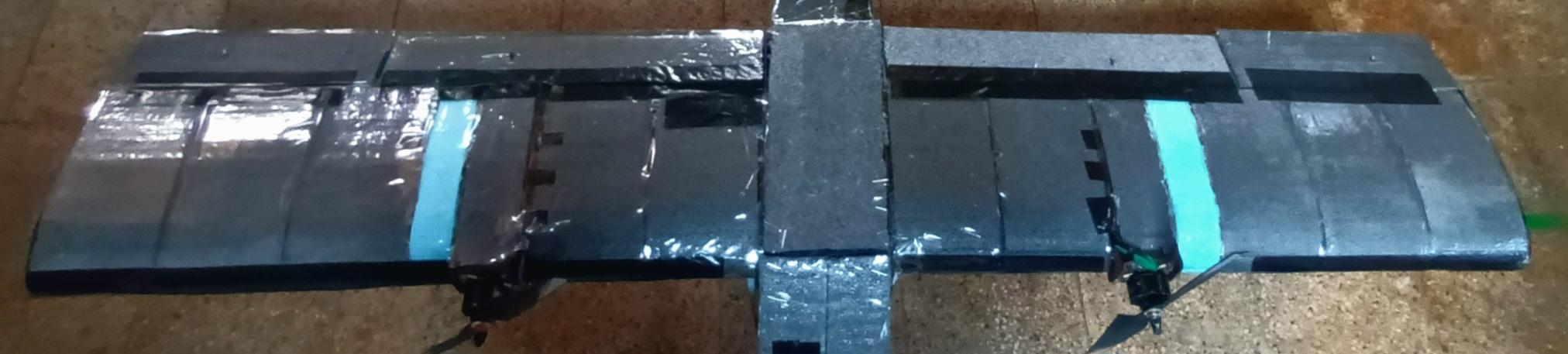 Junkiri main wing, made from styrofoam